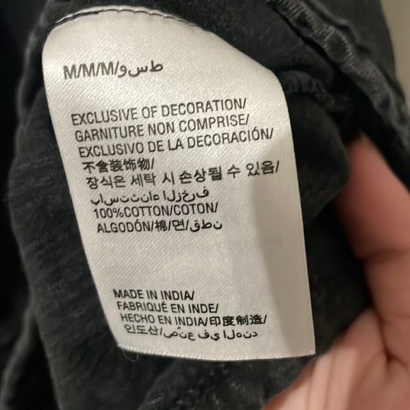 Style & Co Black Embellished Tunic with 3/4 Sleeves Size M - Picture 7 of 9